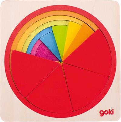 Puzzel Cirkel Regenboog (21 stukjes)