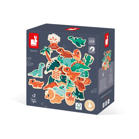 Janod Dino Magneetset (24 stuks) Janod Dino Magneetset (24 stuks)