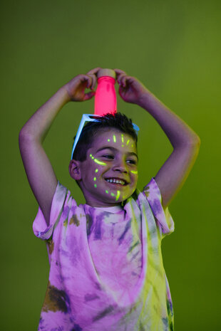 Petit Boum Float Bottle Fluor Roze Petit Boum Float Bottle Fluor Roze