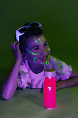 Petit Boum Float Bottle Fluor Roze Petit Boum Float Bottle Fluor Roze