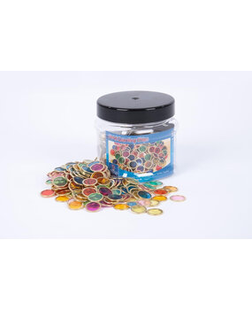 Shaw Magnets Pot met 500 Gekleurde Fiches - schade aan pot