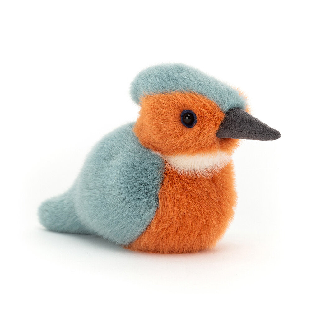 Jellycat Birdling Kingfisher IJsvogel Jellycat Birdling Kingfisher IJsvogel