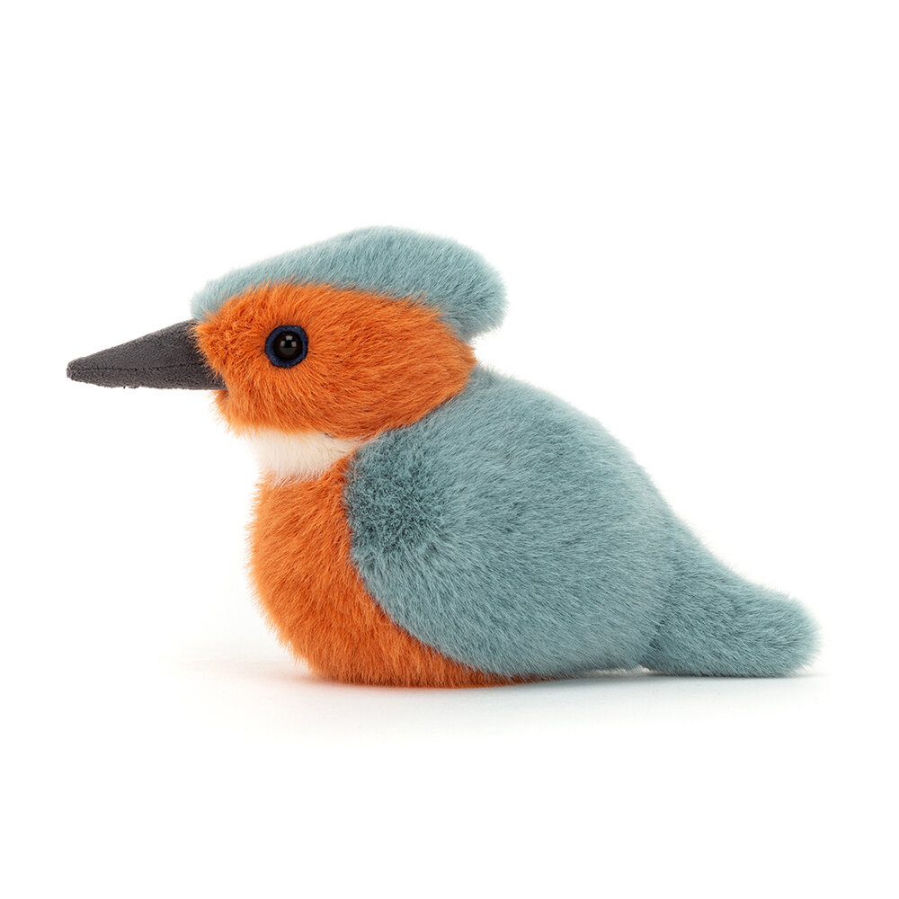 Jellycat Birdling Kingfisher IJsvogel Jellycat Birdling Kingfisher IJsvogel
