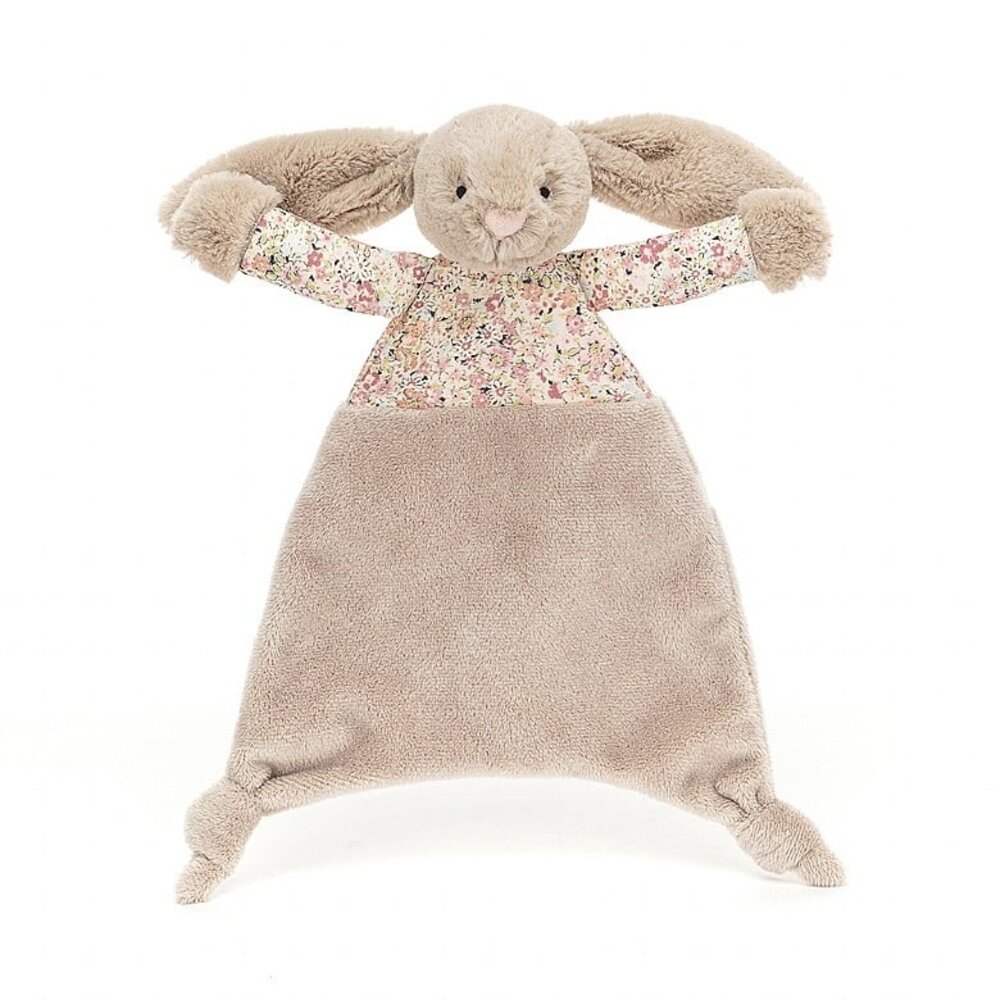 Jellycat Blossom Bea Beige Bunny Comforter Jellycat Blossom Bea Beige Bunny Comforter