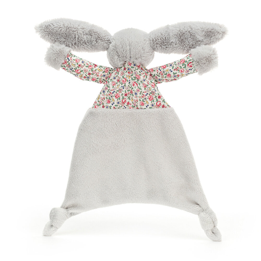 Jellycat Blossom Silver Bunny Comforter Jellycat Blossom Silver Bunny Comforter