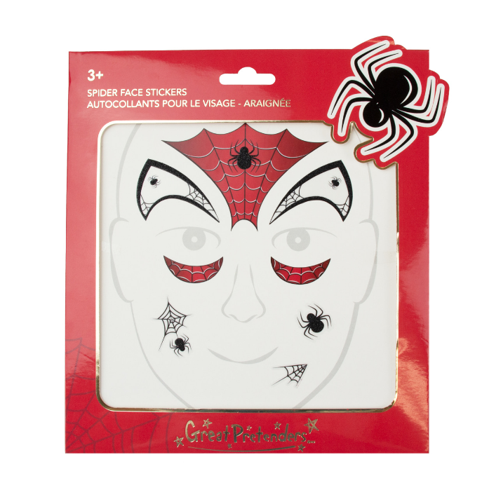 Gezichtsstickers Spiderman Gezichtsstickers Spiderman