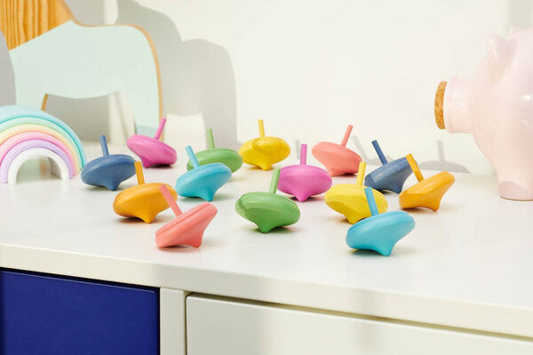 TickiT Houten Tollen Regenboog TickiT Houten Tollen Regenboog