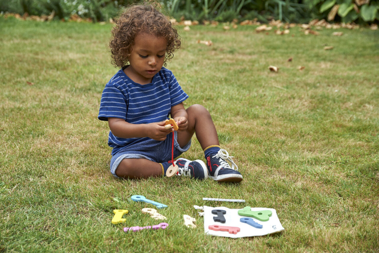 TickiT Houten Sleutels Regenboog TickiT Houten Sleutels Regenboog