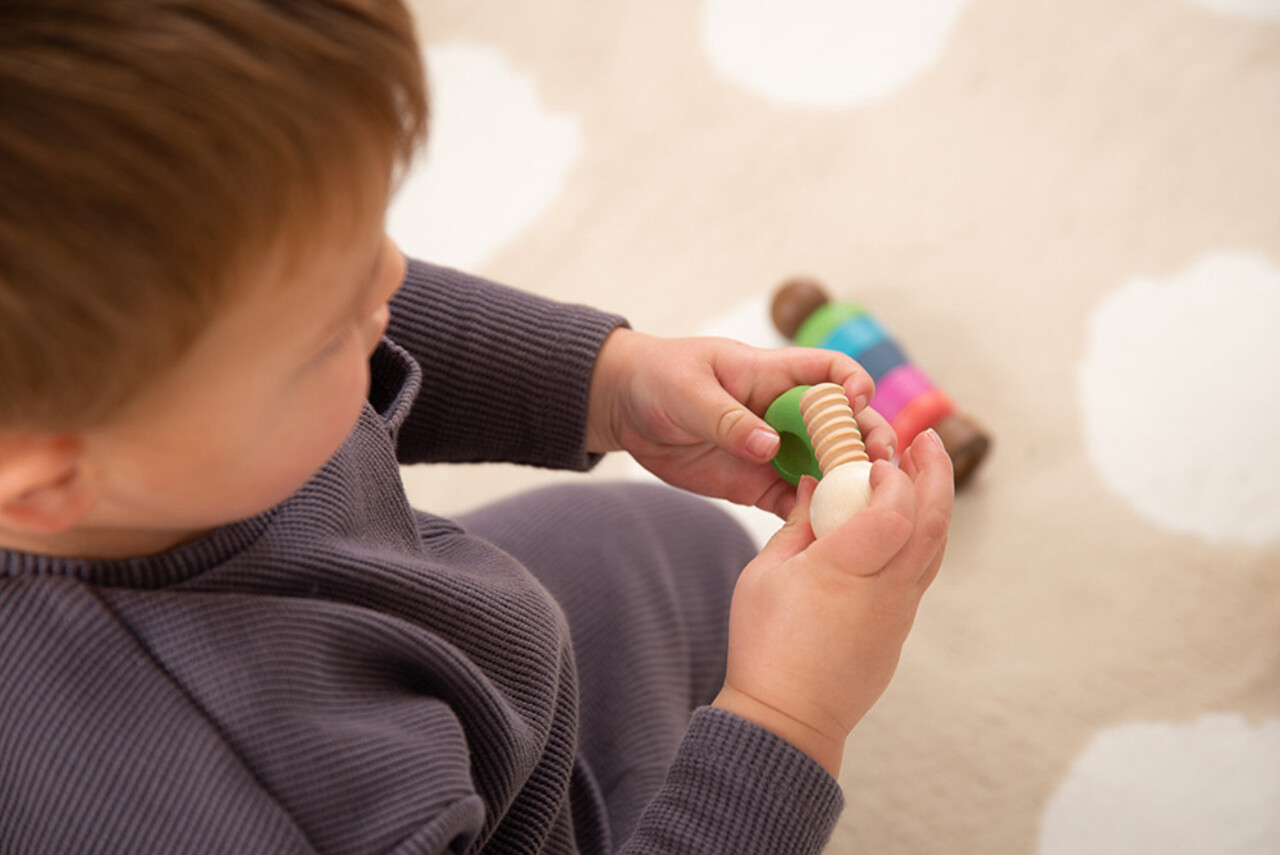 TickiT Houten Stapel Poppen Regenboog TickiT Houten Stapel Poppen Regenboog