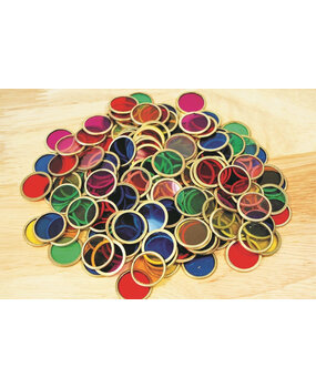 Shaw Magnets Zakje met 100 Gekleurde Fiches