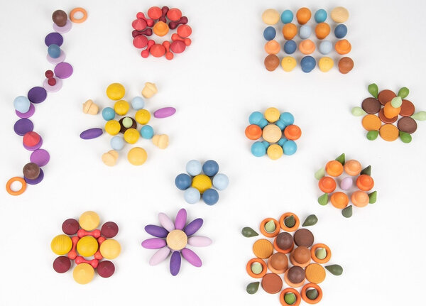 TickiT Loose Parts Wooden Treasures Houten Druppels TickiT Loose Parts Wooden Treasures Houten Druppels