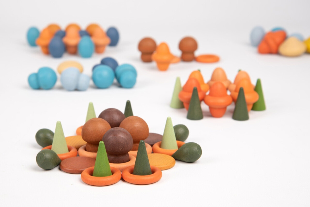 TickiT Loose Parts Wooden Treasures Houten Druppels TickiT Loose Parts Wooden Treasures Houten Druppels