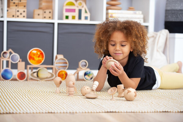 TickiT Houten speelfiguren Space Adventure TickiT Houten speelfiguren Space Adventure