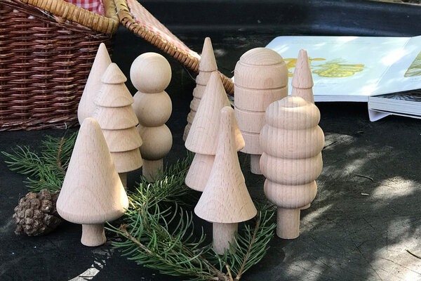 TickiT Houten speelfiguren Trees TickiT Houten speelfiguren Trees