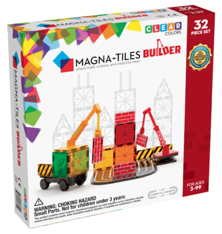Magna Tiles Builder 32 stuks Magna Tiles Builder 32 stuks