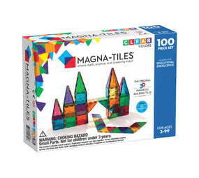 Magna Tiles Clear Colors 100 stuks Magna Tiles Clear Colors 100 stuks