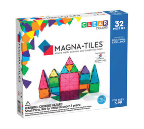 Magna Tiles Clear Colors 32 stuks Magna Tiles Clear Colors 32 stuks