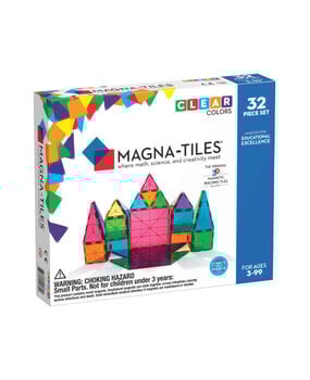 Magna Tiles Clear Colors 32 stuks Magna Tiles Clear Colors 32 stuks