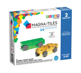 Magna Tiles Uitbreidingsset Cars 2 Groen en Geel Magna Tiles Uitbreidingsset Cars 2 Groen en Geel