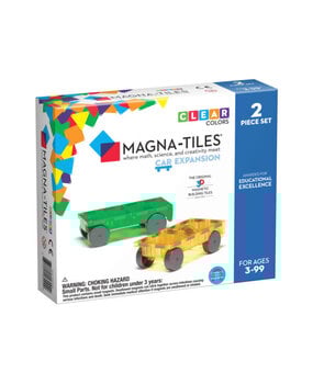 Magna Tiles Uitbreidingsset Cars 2 Groen en Geel Magna Tiles Uitbreidingsset Cars 2 Groen en Geel