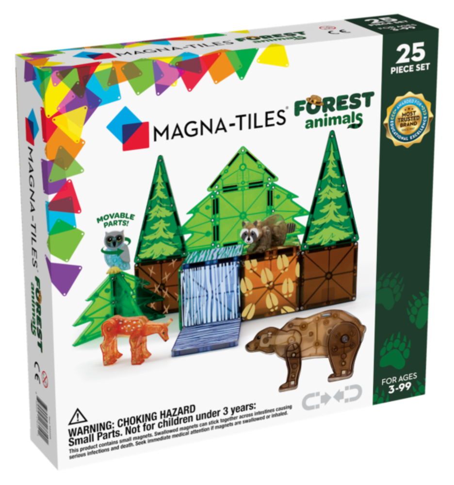 Magna Tiles Forest Animals 25 stuks Magna Tiles Forest Animals 25 stuks