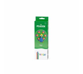 Hey Clay Interactieve Boetseerklei Peacock (3 kleuren) Hey Clay Interactieve Boetseerklei Peacock (3 kleuren)