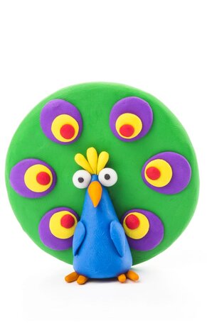 Hey Clay Interactieve Boetseerklei Peacock (3 kleuren) Hey Clay Interactieve Boetseerklei Peacock (3 kleuren)