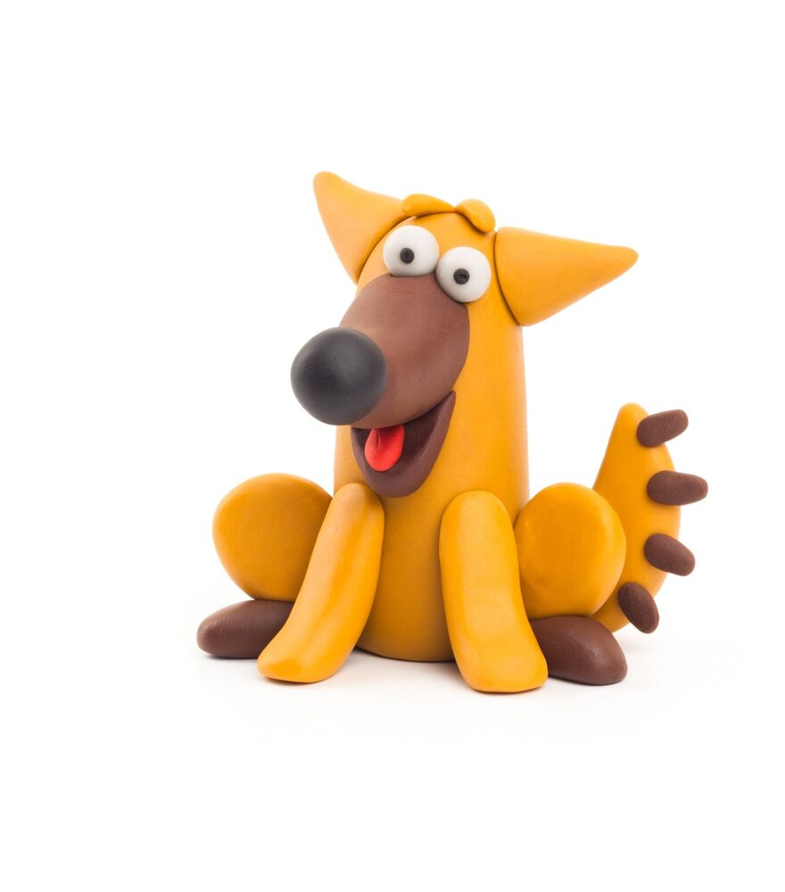 Hey Clay Interactieve Boetseerklei Doggie (3 kleuren)