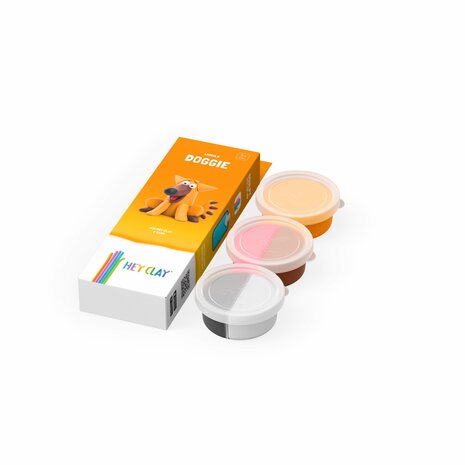 Hey Clay Interactieve Boetseerklei Doggie (3 kleuren)