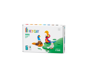 Hey Clay Interactieve Boetseerklei Vogels (6 kleuren) Hey Clay Interactieve Boetseerklei Vogels (6 kleuren)
