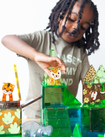 Magna Tiles Jungle Animals 25 stuks Magna Tiles Jungle Animals 25 stuks