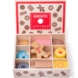 Bigjigs Toys Houten Box met Koekjes Bigjigs Toys Houten Box met Koekjes