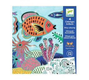 Djeco Schilderijtje kleuren| Onder zee Djeco Schilderijtje kleuren| Onder zee