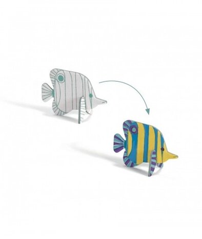 Djeco Kleur en Bouw | Zee Djeco Kleur en Bouw | Zee