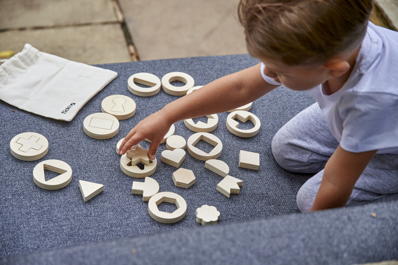 TickiT Houten Binnen Buiten Puzzel TickiT Houten Binnen Buiten Puzzel