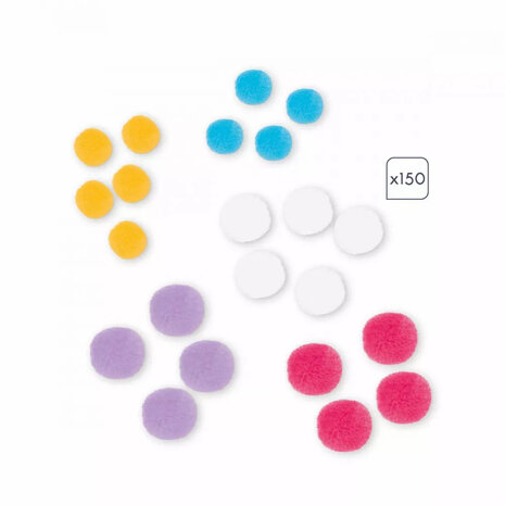 Janod Atelier pompoms kaarten maken Janod Atelier pompoms kaarten maken