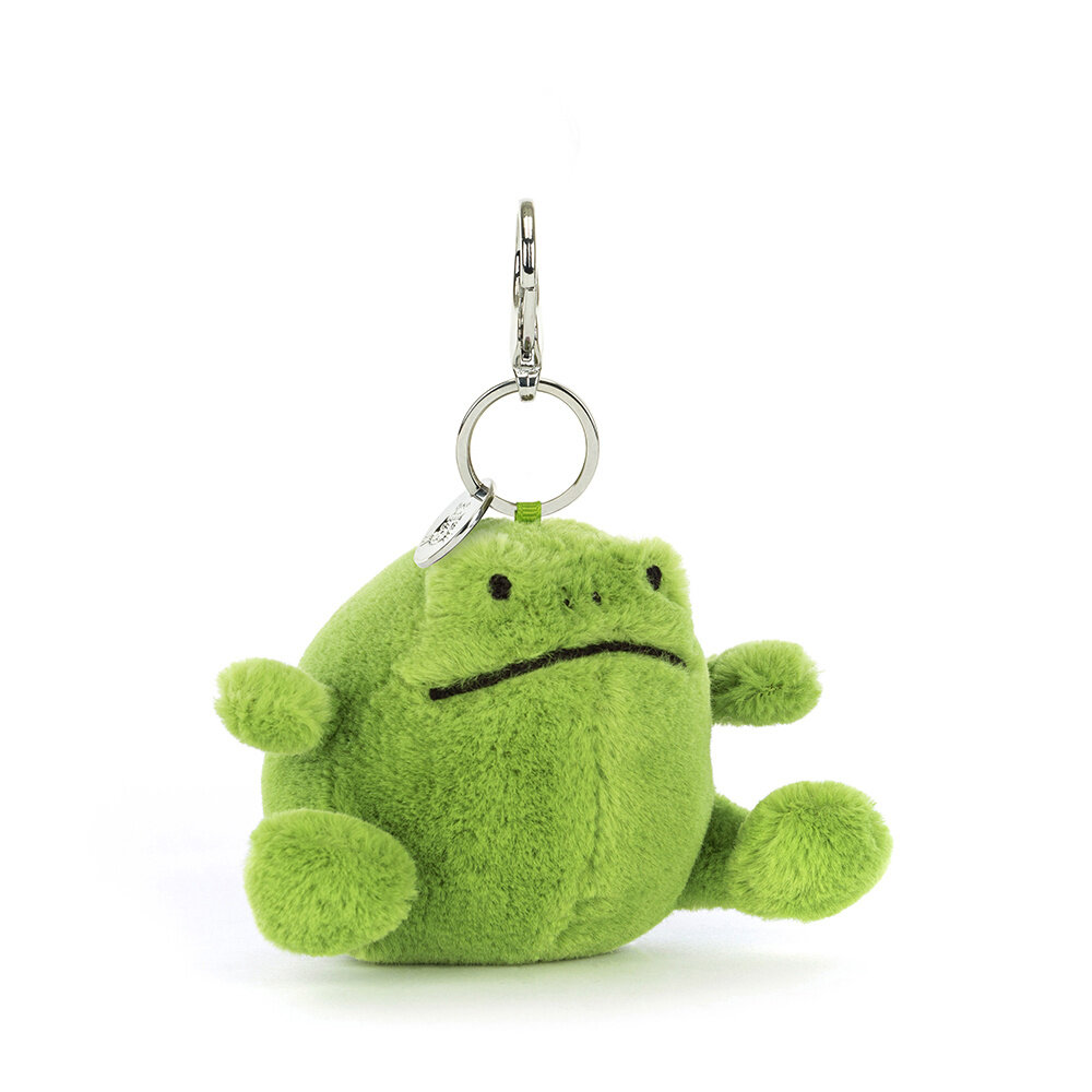 Jellycat Sleutelhanger Ricky Rain Frog Bag Charm Jellycat Sleutelhanger Ricky Rain Frog Bag Charm