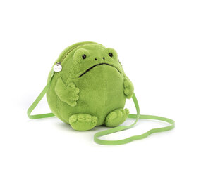 Jellycat Ricky Rain Frog Bag Tasje Jellycat Ricky Rain Frog Bag Tasje