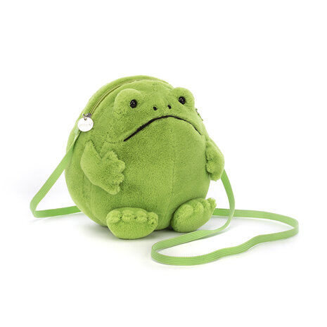 Jellycat Ricky Rain Frog Bag Tasje Jellycat Ricky Rain Frog Bag Tasje