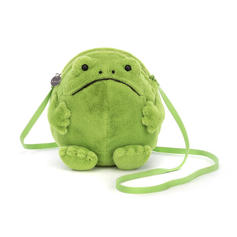 Jellycat Ricky Rain Frog Bag Tasje Jellycat Ricky Rain Frog Bag Tasje