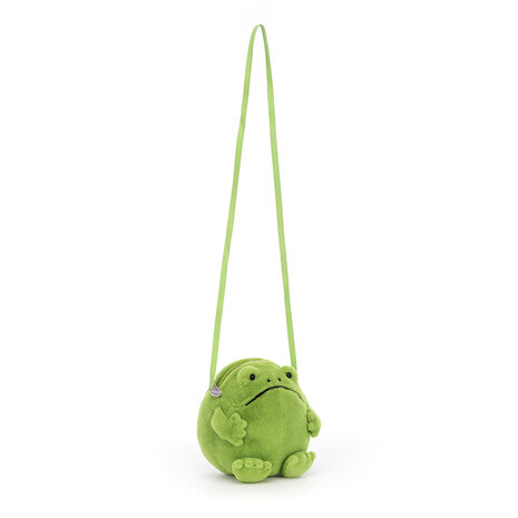 Jellycat Ricky Rain Frog Bag Tasje Jellycat Ricky Rain Frog Bag Tasje