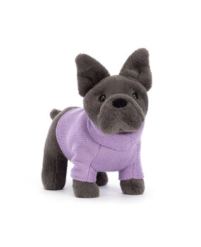 Jellycat Knuffel Sweater French Bulldog Purple