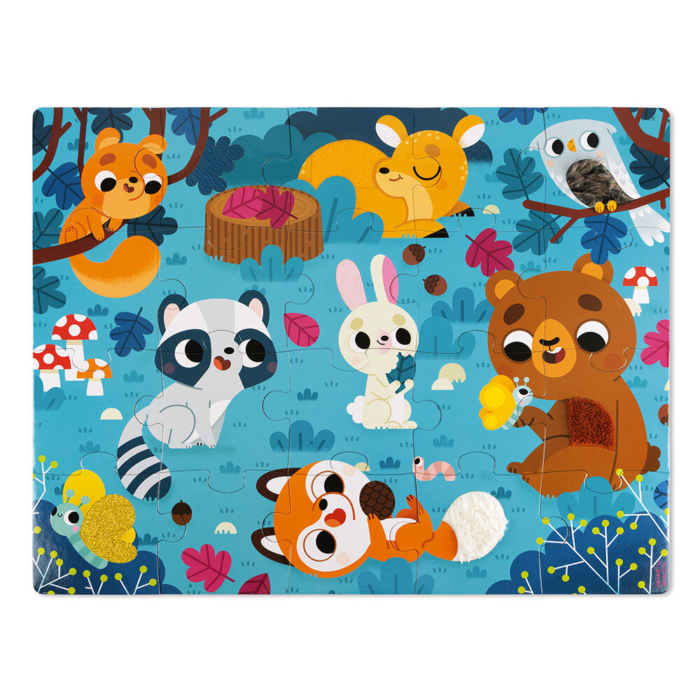Janod Voelpuzzel Bosdieren (20 stukjes) Janod Voelpuzzel Bosdieren (20 stukjes)