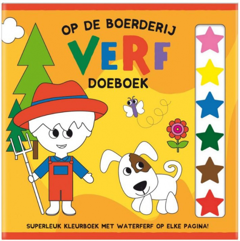 Creatief Doeboek Verf Op de boerderij afbeelding
