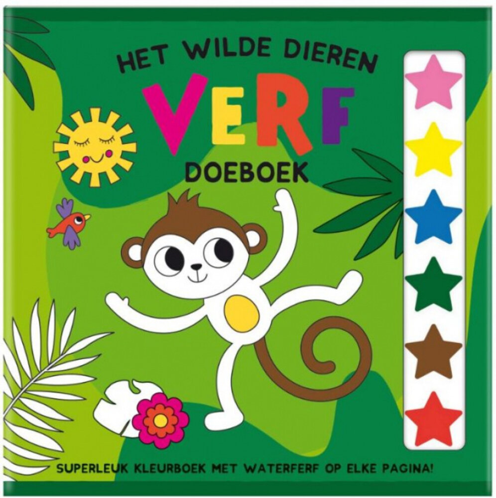 Creatief Doeboek Verf Wilde Dieren