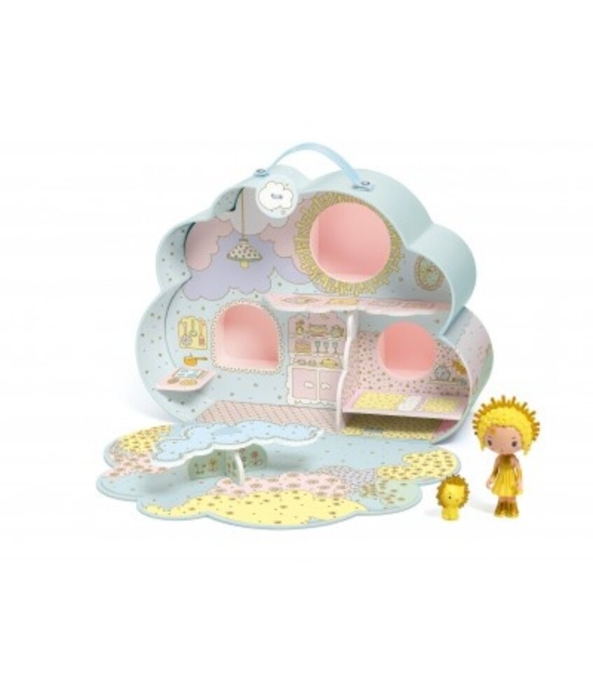Djeco Sunny & Mia draagbaar poppenhuis Djeco Sunny & Mia draagbaar poppenhuis