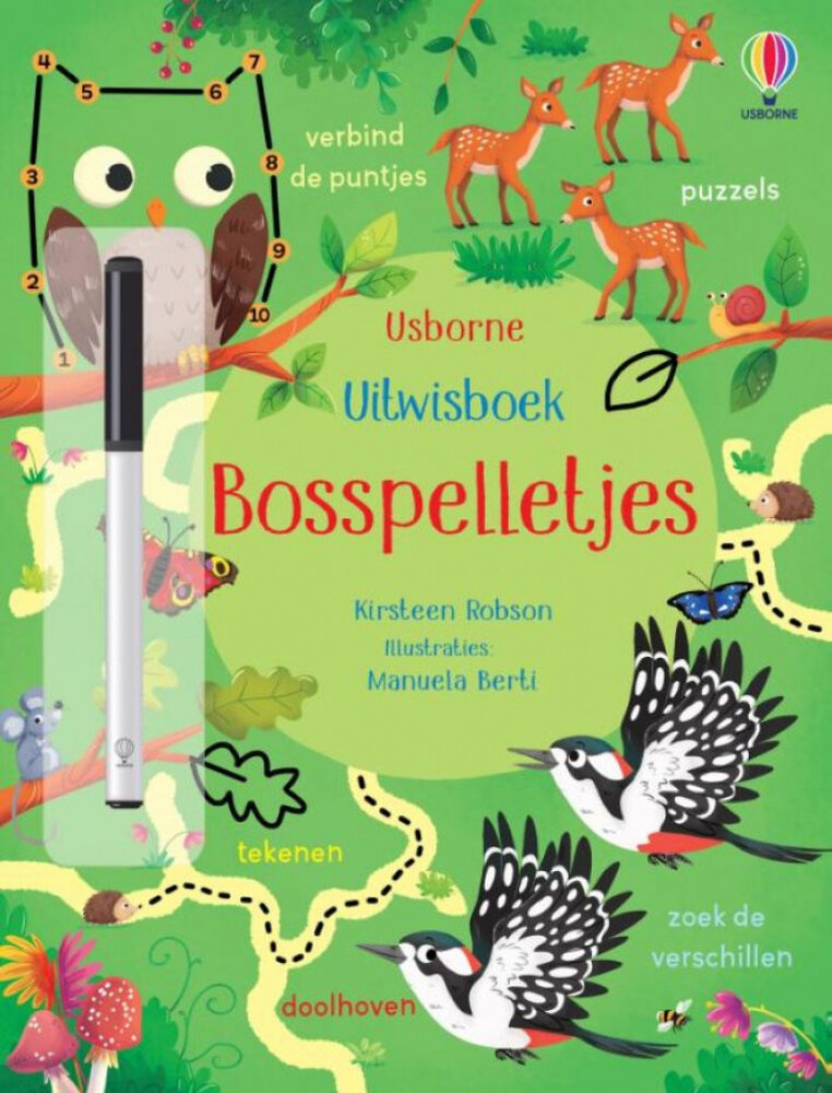 Uitwisboek-Bosspelletjes Uitwisboek-Bosspelletjes