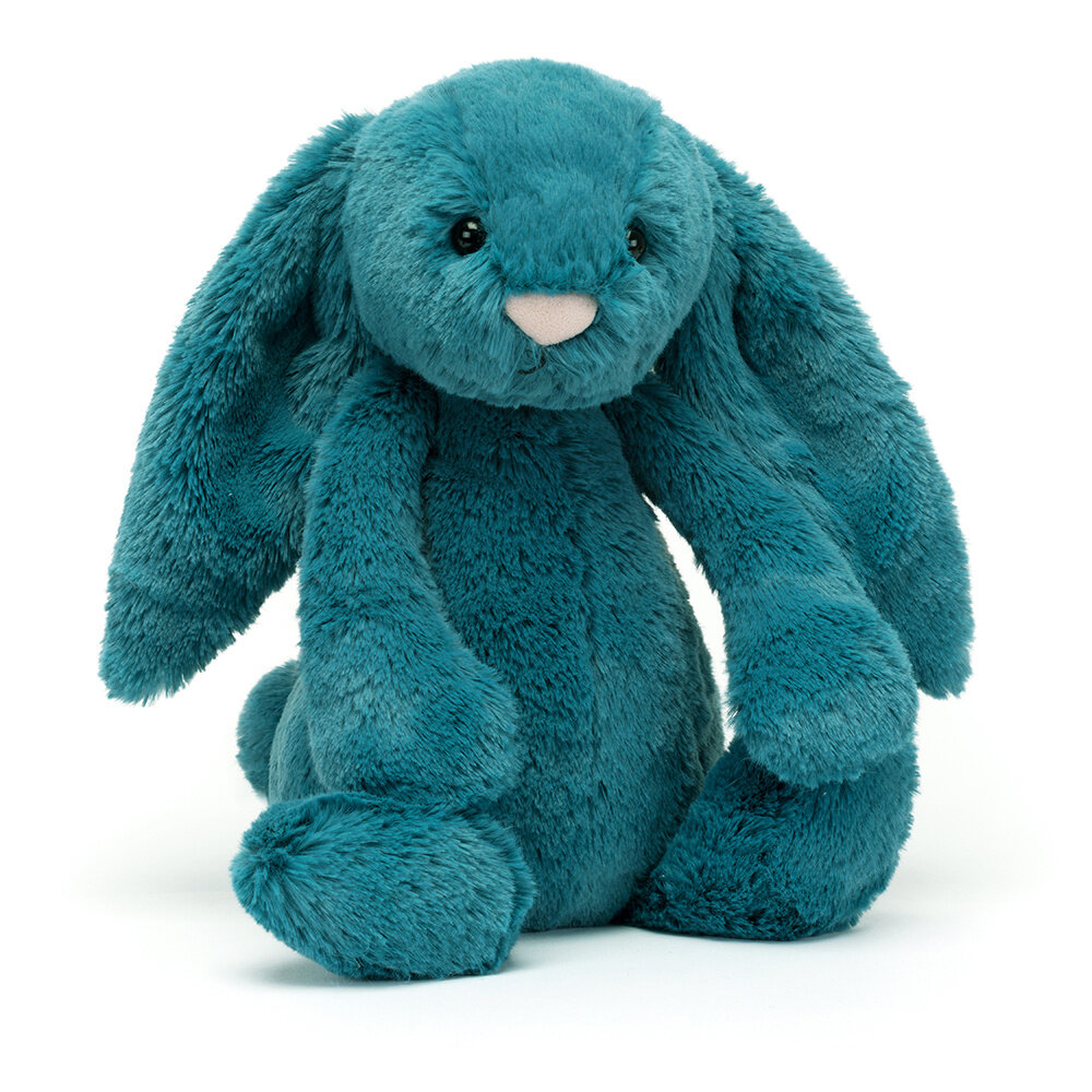 Jellycat Knuffel Bashful Mineral Blue Bunny Original Jellycat Knuffel Bashful Mineral Blue Bunny Original