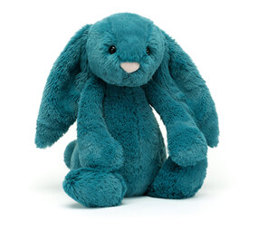 Jellycat Knuffel Bashful Mineral Blue Bunny Original Jellycat Knuffel Bashful Mineral Blue Bunny Original