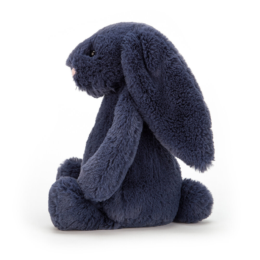 Jellycat Knuffel Bashful Navy Bunny Original Jellycat Knuffel Bashful Navy Bunny Original